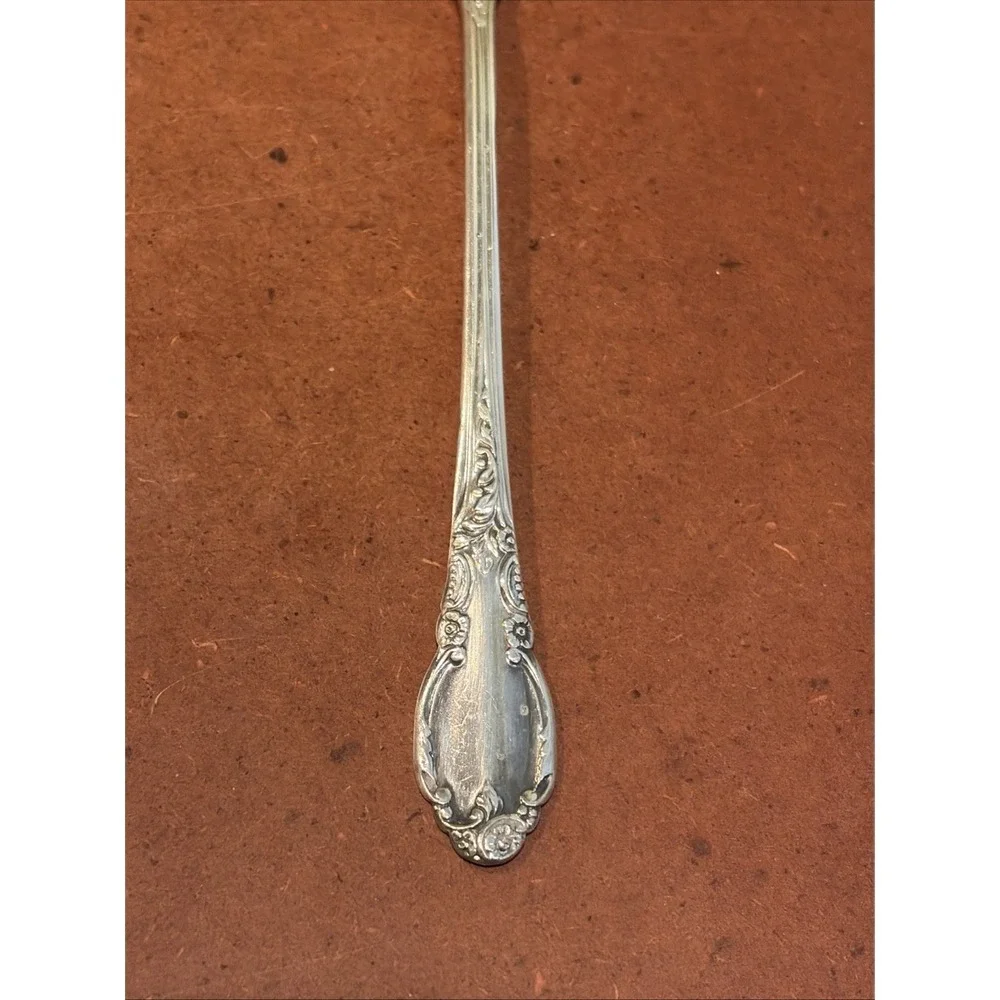 Oneida Enchantment-Londontown Silverplate Floral Scroll Infant Feeding Spoon